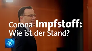 Wann kommt ein Impfstoff gegen Corona? Gesundheitsminister Spahn und Forschungsministerin Karliczek