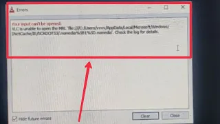 Vlc Player Fix Your input can't be opened |VLC is Unable to open the Problem Solve windows 7,8,10,11
