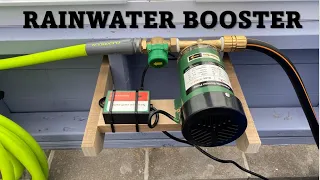 TNT #165:   Greenhouse Rainwater Harvesting System Booster Pump