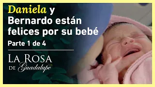 La Rosa de Guadalupe 1/4: Daniela y Bernardo se convierten en papás | Dos madres, cuatro corazones