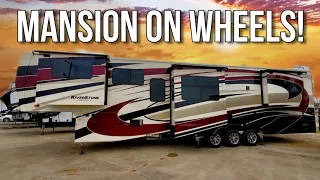 This Riverstone Legacy fifth wheel will BLOW YOU AWAY! 39FKTH