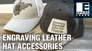 Laser Engraving Leather Hat Accessories