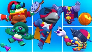 brawl stars halloween update all skins winning and losing animation | update sneak peek