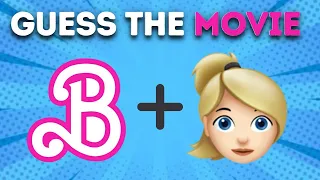 Can You Guess the MOVIE by Emoji? 🎬🍿 | Mario, Barbie, Emoji Quiz 2023