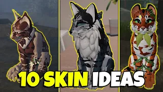 Warrior Cats Ultimate Edition - 10 SKIN IDEAS (Roblox)