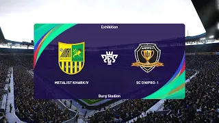 FC Metalist Kharkiv vs SC Dnipro-1 (23/10/2022) Ukrainian Premier League PES 2021