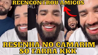 Gusttavo Lima REENCONTRA amigos e faz RESENHA no CAMARIM e tenta VEND3R seu TÊN1S para amigo