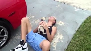 Reactions of kids gettin' their own puppy