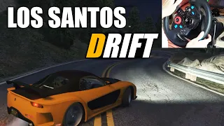 Drifting In GTA 5 With Steering Wheel (FiveM)