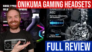 ONIKUMA Gaming Headsets Full Review: PS5 / PS4 / PC / Nintendo Switch / mobile headphones