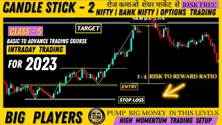Class - 5 | Candle Stick Patterns Fully Explained | Intraday Trading | Options Trading Course
