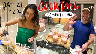 3RD ANNUAL FAMILY XMAS COCKTAIL COMPETITION! vlogmas 21 & 22