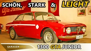 Alfa Romeo 1300 GTA Junior: Ausfahrt mit der leichten Legende aus Italien! | Garagengold