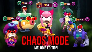 I Think I'm The First Person To Do This In BRAWL STARS... // Chaos Mode Melodie Edition
