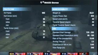 World of tanks blitz fury and M4A3E8 Sherman comparison.