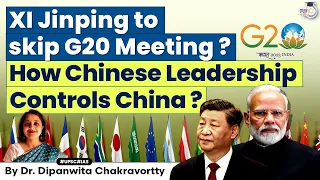 XI Jinping To Skip G20 Summit, Beijing To Send China Premier | UPSC