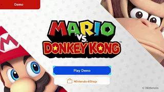 Mario vs. Donkey Kong - Full Demo Walkthrough