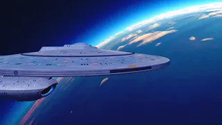 Star trek Carina class Starship Vfx Cinematic Shots