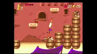 SNES  Disney´s Aladdin Level 1