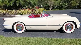 1954 Corvette Convertible, beautifully restored, excellent condition, offered @THEVETTENET