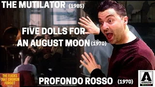 THE MUTILATOR, FIVE DOLLS FOR AN AUGUST MOON & PROFONDO ROSSOS Reviews.