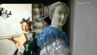 Lady Standing at a Virginal by Vermeer - 3D