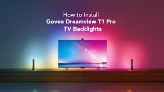 How to Install Govee DreamView T1 Pro TV Backlights?