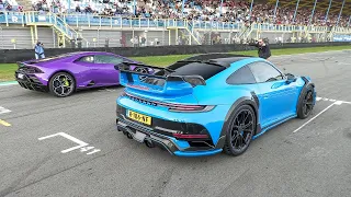 Supercars Drag Racing - Capristo 812, TTE855 RS3, Huracan STO, 820HP G-Power M8, Techart GT Street R