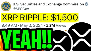 BREAKING: XRP RIPPLE SHAMED SEC !!!! XRP HEATED TO $1,500 !!! - RIPPLE XRP NEWS TODAY