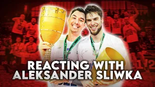 Reacting with Aleksander Sliwka (Zaksa vs. Jastrzebski Wegiel 2022)