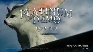 -1-　PLATINUM DEMO　FINAL FANTASY XV　体験版やってみる