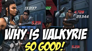 Why Is Valkyrie So Good In MCOC | Marvel Contest Of Champions
