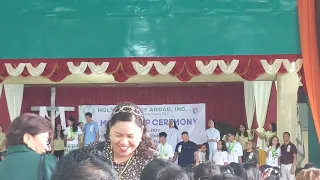 MOVING-UP CEREMONY /GRADE 10  COMPLETERS /JUNIOR  HIGH SCHOOL # LETTY PACORE