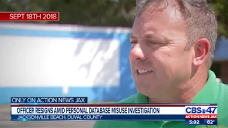 Jax Beach police officer resigns during investigation into alleged misuse of database