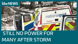 Storm Arwen: More than 150,000 homes still without power after 'worst damage since 2005' | ITV News