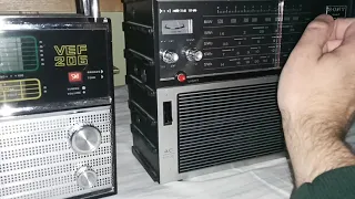 VEF-206 (mod) vs Sony TR-1300 диапазон 3 МГц