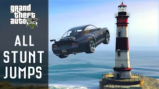 GTA 5 - Stunt Jumps Locations | Show Off Trophy (GTA Online & Story Mode)