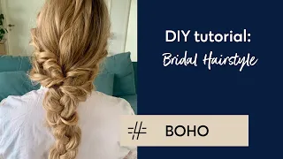 DIY Tutorial: Boho Bridal Hairstyle