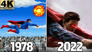 Evolution of SUPERMAN Games 1978 - 2022 (suicide squad kill the justice league suicide squad game)