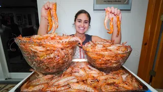 Catching LIMITS of WILD SHRIMP! Catch, Clean & Cook! South Florida Shrimp Run