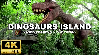 Dinosaurs Island | Clark Freeeport, Pampanga | 4K Walking Tour