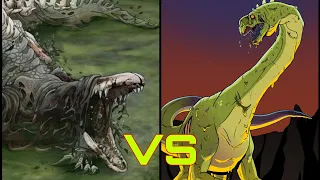scp 682 vs zombie Dino