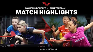 Sofia Polcanova/Bernadette Szocs vs Shin Yubin/Jeon Jihee | WD QF | Singapore Smash 2023