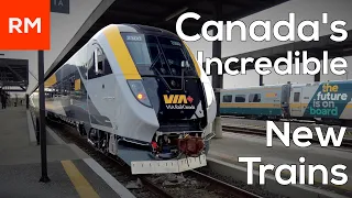 Canada's Incredible New Intercity Trains | VIA Rail Siemens Charger/Venture Fleet