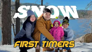 Our First Ever Snow Experience at Lake Gregory California. I SISONings TV