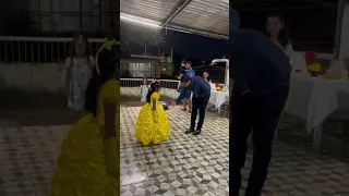 Danca a bela e a fera (pai e filha)  vídeo completo no canal