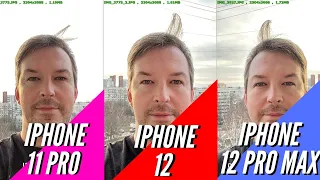 IPHONE 12 PRO MAX vs IPHONE 12 vs IPHONE 11 PRO. ТЕСТ КАМЕР