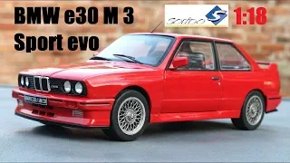 BMW e30 M3 sport evo 1990 Solido diecast модель в масштабе 1 18