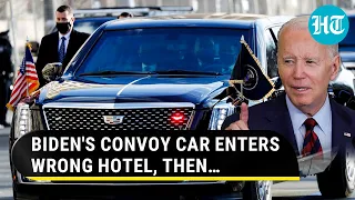 Biden's Convoy Car Enters Hotel Of UAE Prince; Security Agencies Go Into Frenzy | This Happened Next