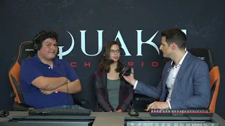 Turtle Recall interview  QUAKE 2v2 OPEN Dreamhack Tours 2018 DAY 1